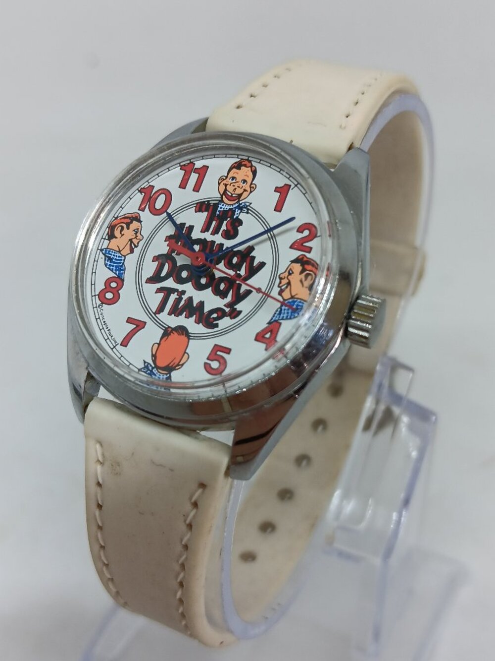 VINTAGE 1987 "It's Howdy Doody Time!" 40th Anniversary 30mm Manual Wind Watch
